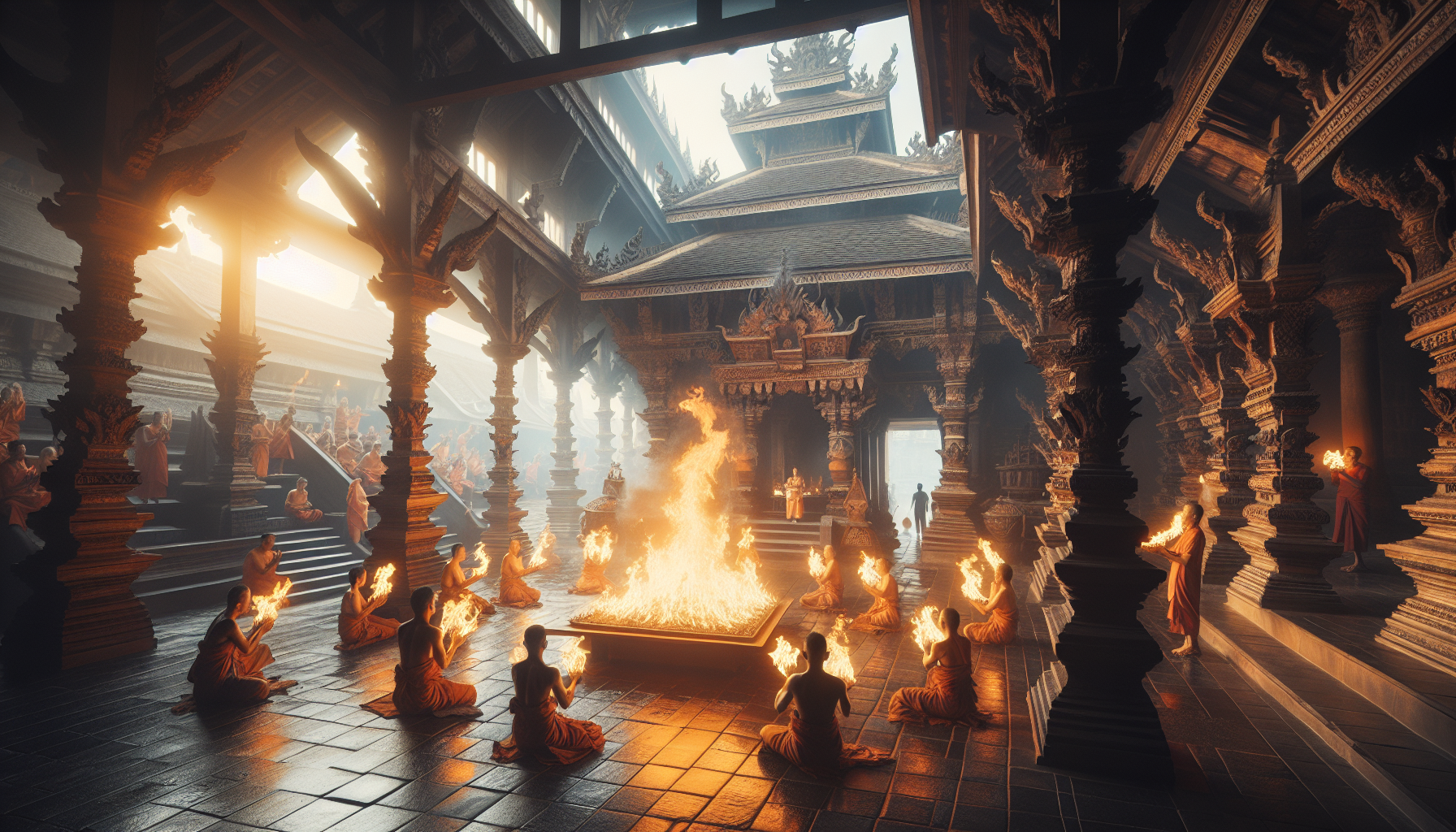 ส่องเลขเด็ด พิธีลุยไฟ รอบ 10 ปี ศาลเจ้าแม่ทับทิมพิชัย